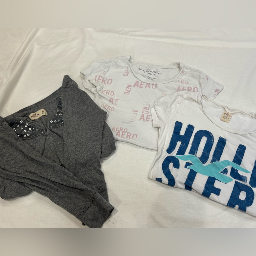 Vintage Hollister and Aeropostale shirts